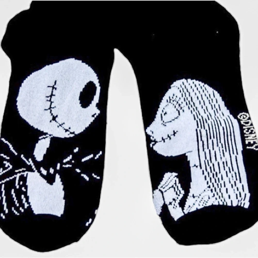DISNEY Tim Burton Nightmare Before Christmas Jack & Sally Women’s Knee-Hi Socks